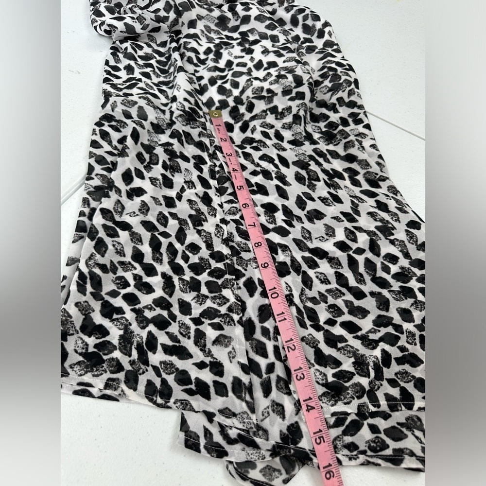 Lane Bryant Brushstroke Crossover High-Low Maxi Dress - Picture 10 of 15